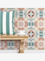 Cottage Garden Kaleidoscope Peel & Stick Wallpaper