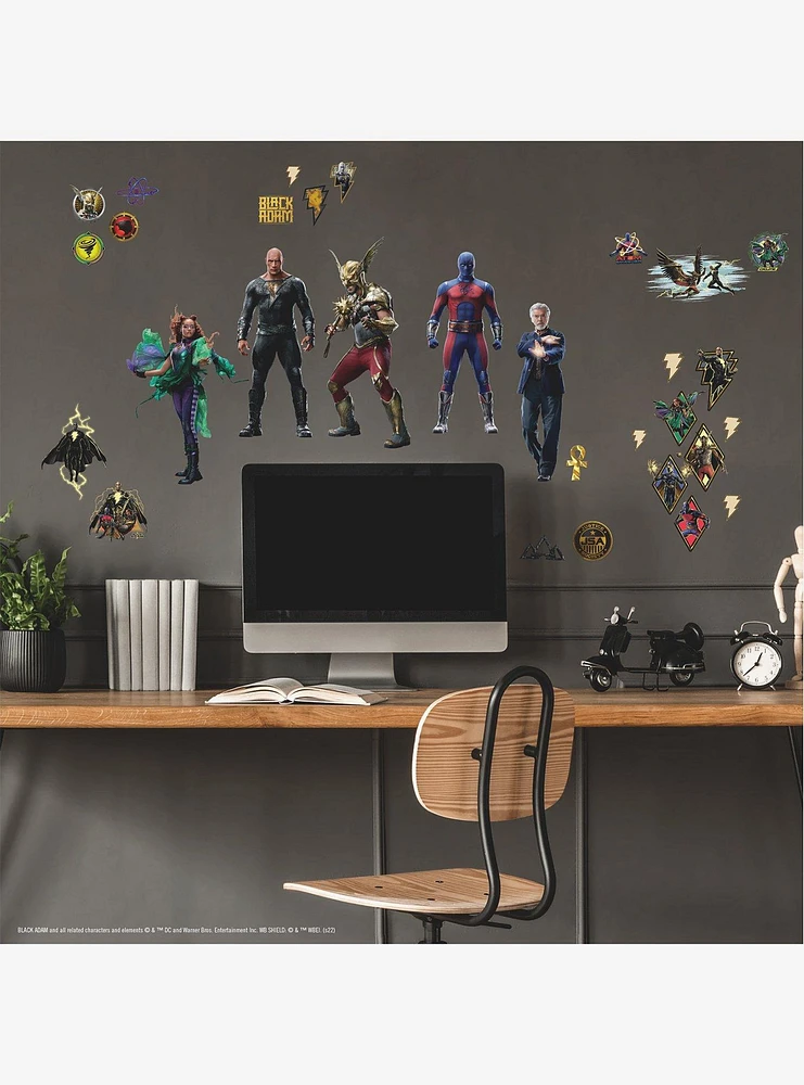 DC Comics Black Adam Peel & Stick Wall Decals