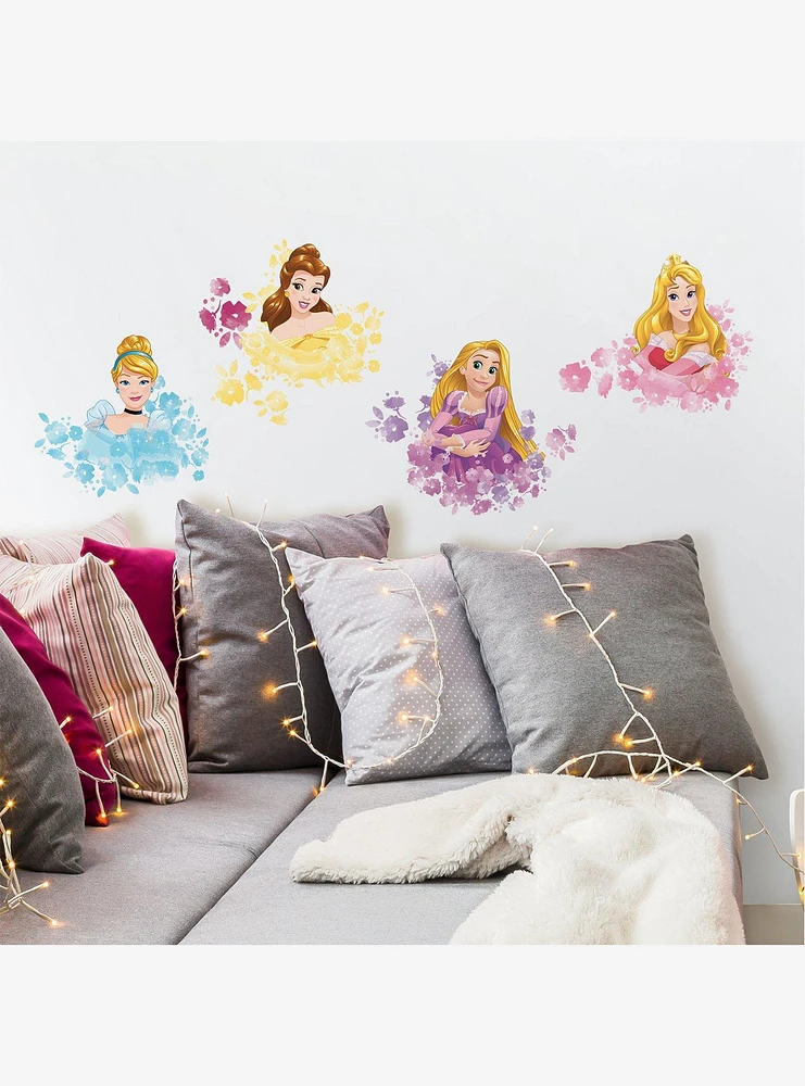 Disney Princess Floral Peel And Stick Wall Decals