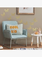 Gold Butterfly Peel And Stick Wall Decals