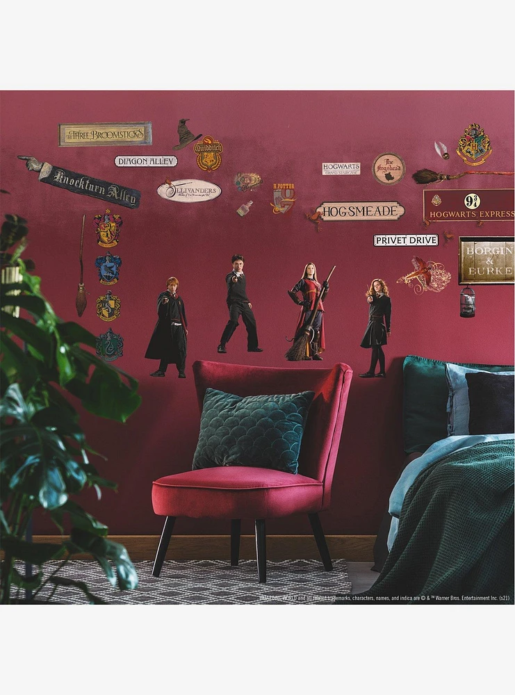 Harry Potter Signs Peel And Stick Wall Decals