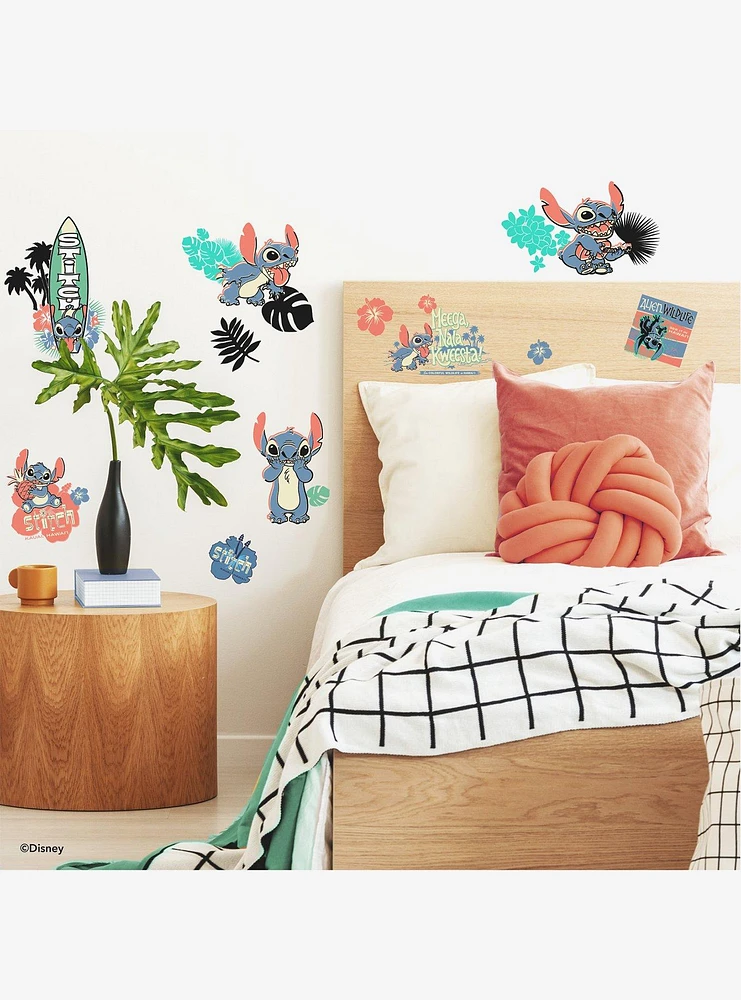 Disney Lilo & Stitch Surf's Up Peel & Stick Wall Decals