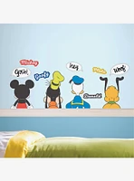 Disney Mickey Mouse And Friends Peel And Stick Wall Decals With Dry Erase