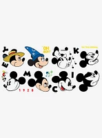 Disney Mickey Mouse Classic 90Th Anniversary Peel And Stick Wall Decals