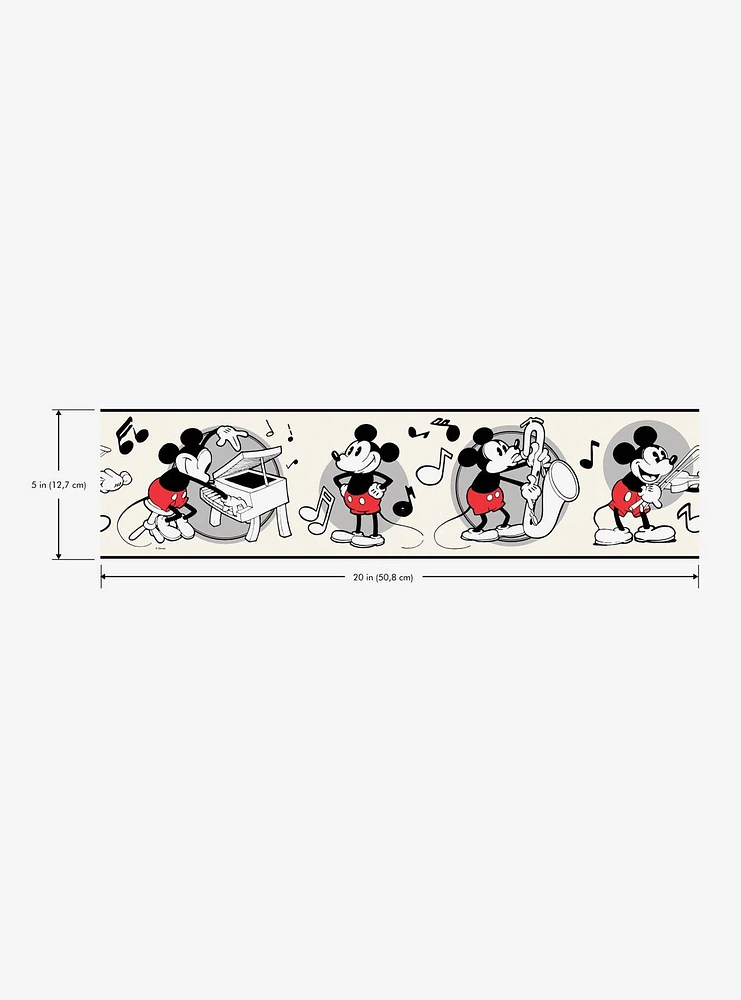 Disney Mickey Mouse Vintage Peel & Stick Wallpaper Border