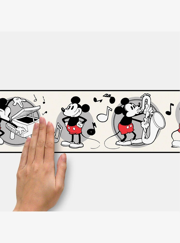 Disney Mickey Mouse Vintage Peel & Stick Wallpaper Border