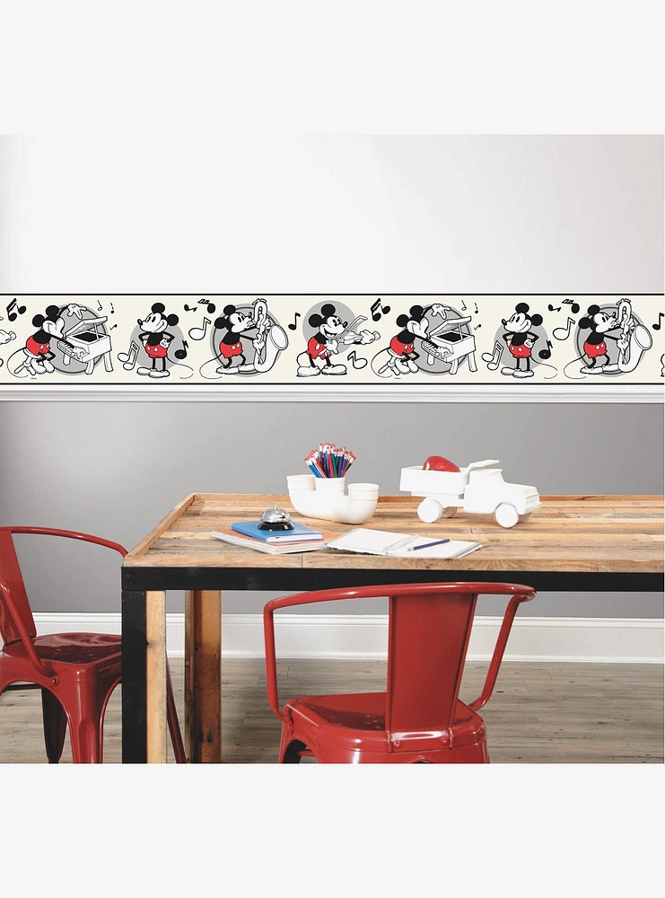 Disney Mickey Mouse Vintage Peel & Stick Wallpaper Border