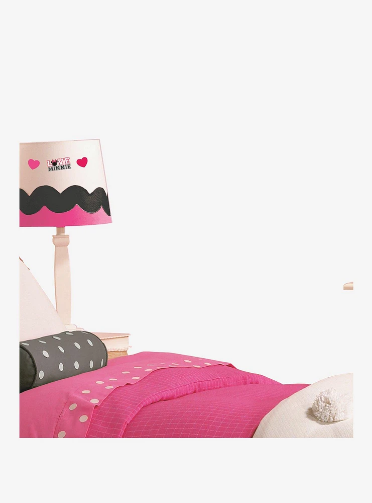 Disney Minnie Mouse Loves Pink Peel & Stick Wall Decals