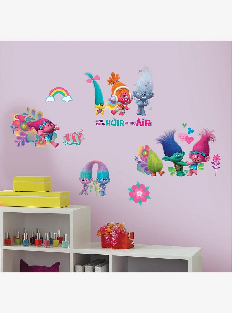 Trolls Movie Peel And Stick Wall Decals