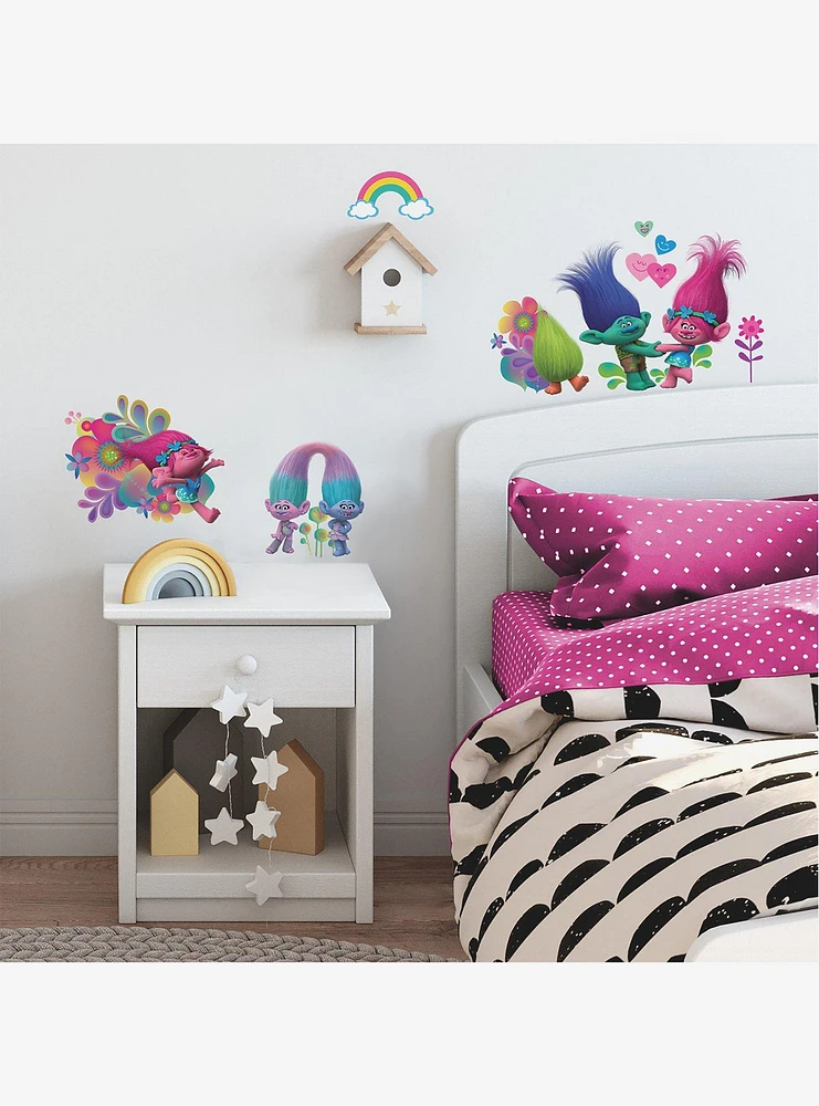 Trolls Movie Peel And Stick Wall Decals