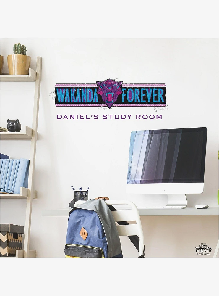 Marvel Black Panther: Wakanda Forever Peel & Stick Wall Decals With Alphabet