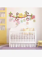 Happi Scroll Tree Letter Branch Peel & Stick Giant Wall Decal