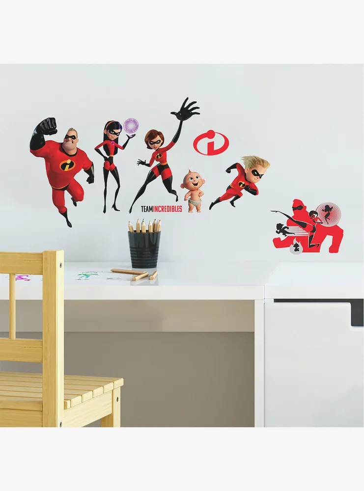 Disney Pixar The Incredibles 2 Peel And Stick Wall Decals