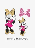 Disney Minnie Mouse Peel And Stick Wall Decals With Glitter