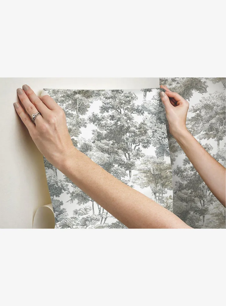 Old World Trees Peel & Stick Wallpaper