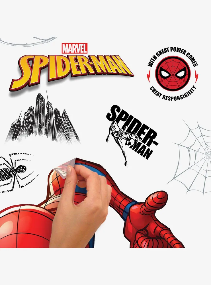 Marvel Spider-Man Growth Chart Giant Peel & Stick Wall Decals