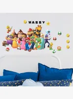 Super Mario Giant Peel & Stick Wall Decal With Alphabet