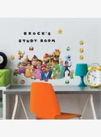 Super Mario Giant Peel & Stick Wall Decal With Alphabet
