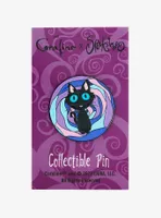 Coraline X Spooksieboo The Cat Enamel Pin