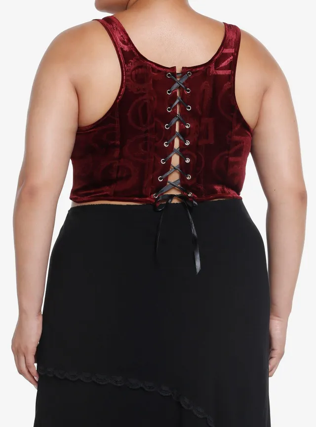 Hot Topic Interview With The Vampire Velvet Lace Girls Corset