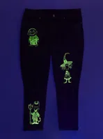 Her Universe The Nightmare Before Christmas Oogie Boogie & His Boys Glow-In-The-Dark Mom Jeans Plus