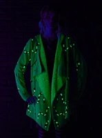 Her Universe The Nightmare Before Christmas Oogie Boogie Glow-In-The-Dark Girls Drape Cardigan