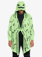 Her Universe The Nightmare Before Christmas Oogie Boogie Glow-In-The-Dark Girls Drape Cardigan Plus