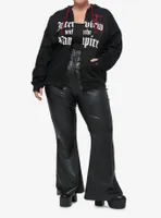 Interview With The Vampire Coffins Lace-Up Girls Hoodie Plus