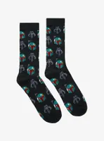 Star Wars Boba Fett Allover Print Crew Socks