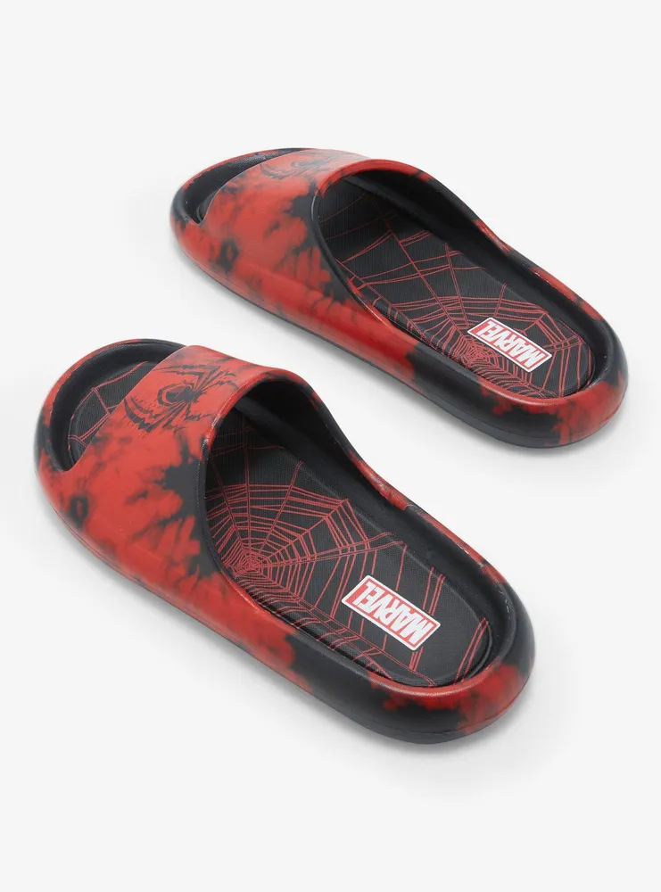 Marvel Spider-Man Tie-Dye Symbol Slides - BoxLunch Exclusive