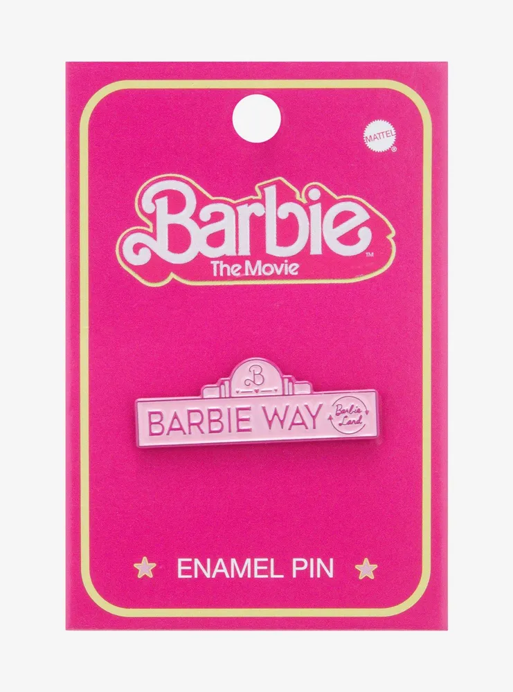 Barbie the Movie Barbie Way Street Sign Enamel Pin - BoxLunch Exclusive