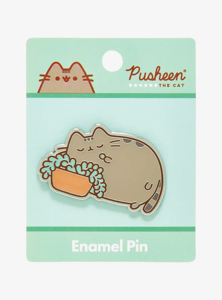Pusheen Plant Nap Enamel Pin - BoxLunch Exclusive