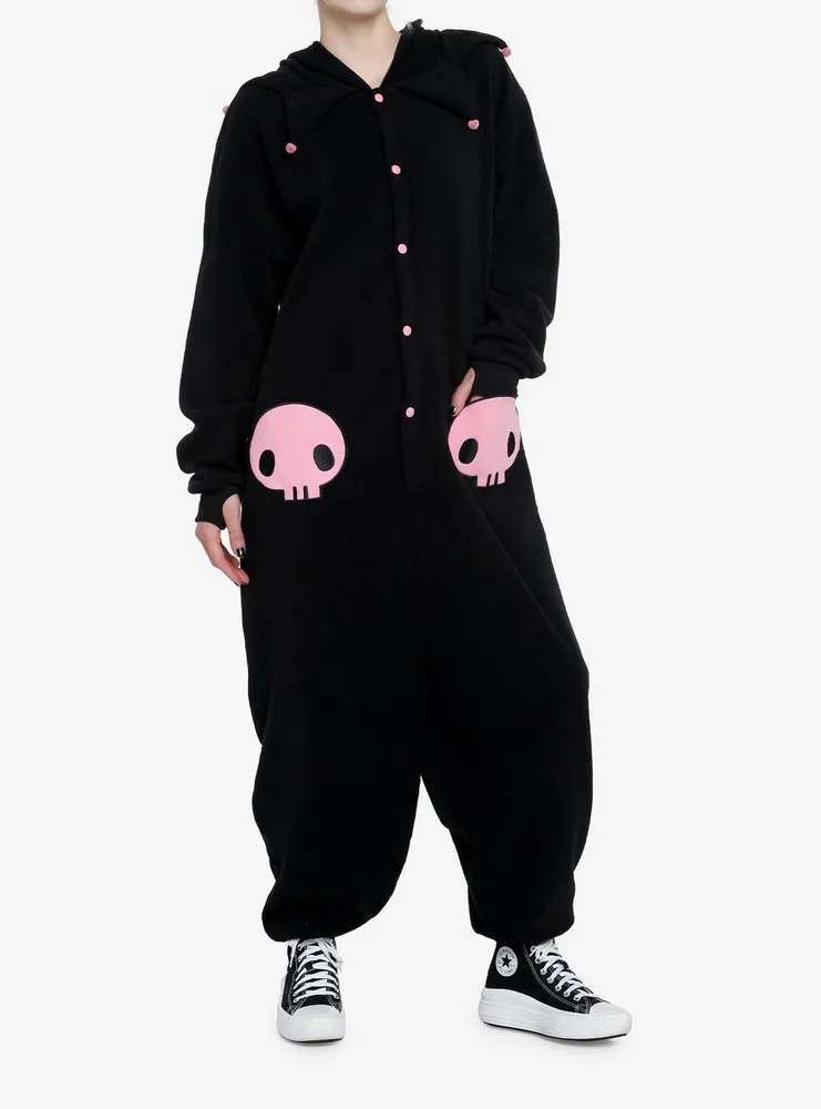 Kuromi 3D Plush Ear Girls Kigurumi