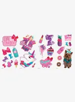 Jojo Siwa Cute And Confident Peel And Stick Wall Decals With Glitter