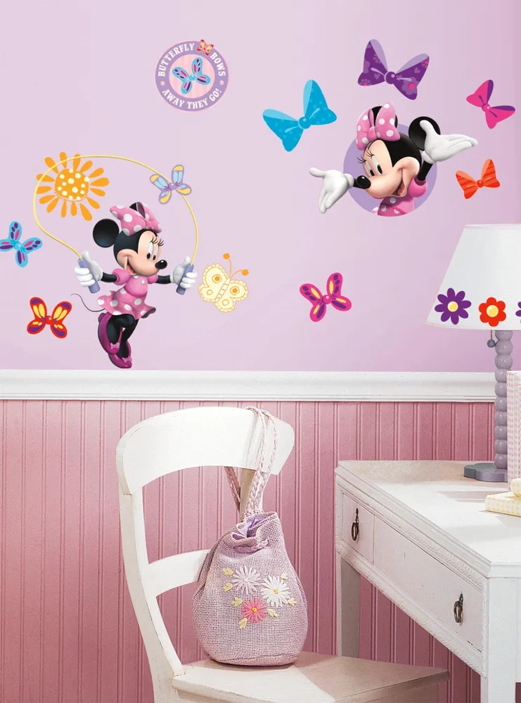 Minnie Bow-Tique Peel & Stick Wall Decals