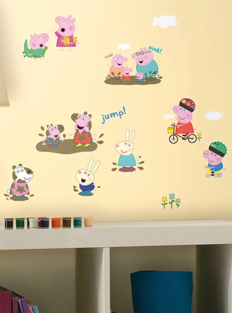 Peppa Pig Peel And Stick Wall Decals