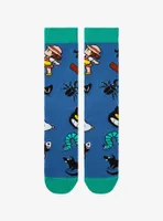 Studio Ghibli My Neighbor Totoro Mei & Critters Allover Print Crew Socks - BoxLunch Exclusive