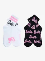 Barbie Logo Silhouette Crew Socks 2 Pair
