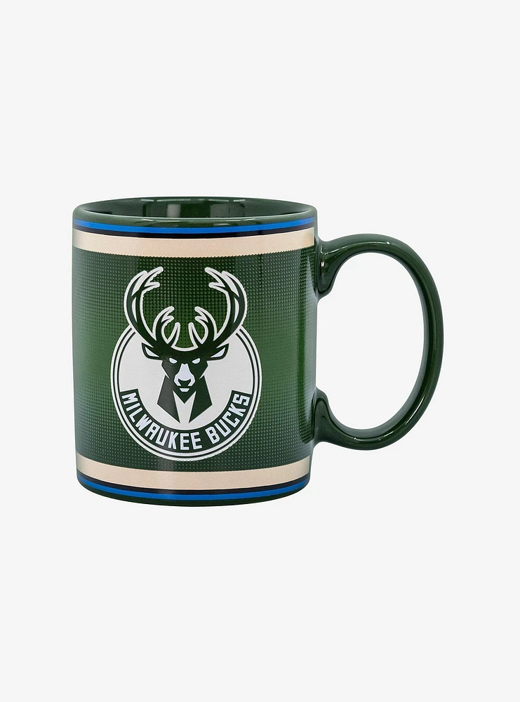 NBA Milwaukee Bucks Logo Mug Warmer With Mug