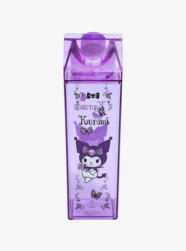 Kuromi Butterflies Milk Carton Water Bottle