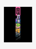 Star Wars The Mandalorian Neon Mando and Grogu Jogger Sweatpants