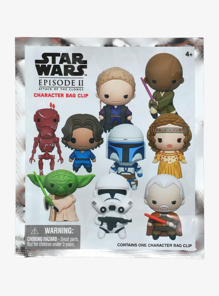 Star Wars Episode II Attack Of The Clones Characters Blind Bag Figural Key Chain