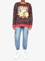 Nirvana Heart-Shaped Box Allover Print Girls Sweatshirt