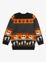 Disney The Nightmare Before Christmas Jack Skellington & Zero Patterned Toddler Sweater - BoxLunch Exclusive