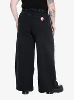 IT Pennywise Side Chain Wide Leg Pants With Belt Plus