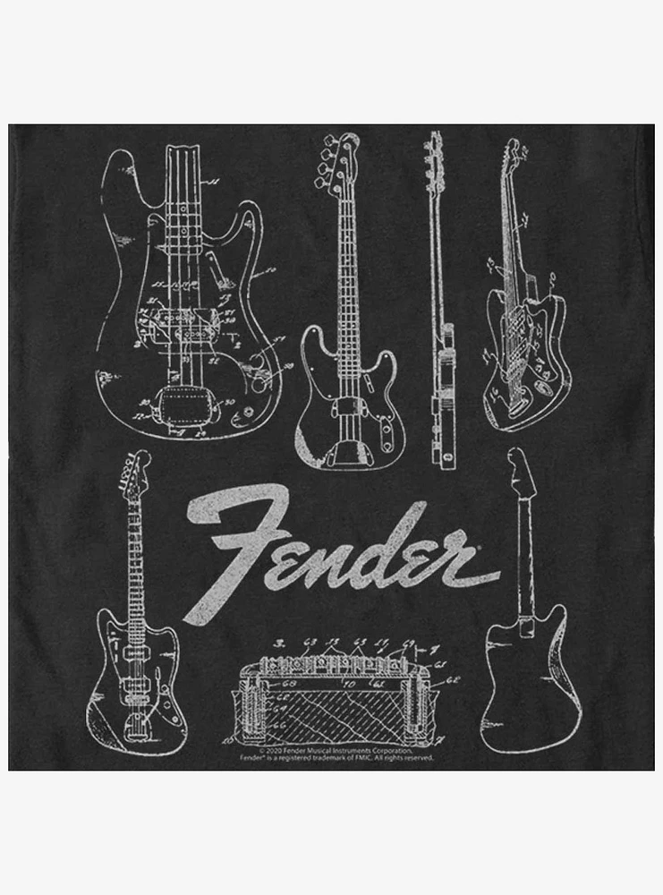 Fender Electric Guitars Extra Soft T-Shirt