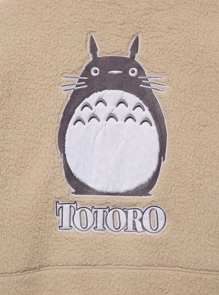 Studio Ghibli My Neighbor Totoro Sherpa Zip-Up Sweater - BoxLunch Exclusive