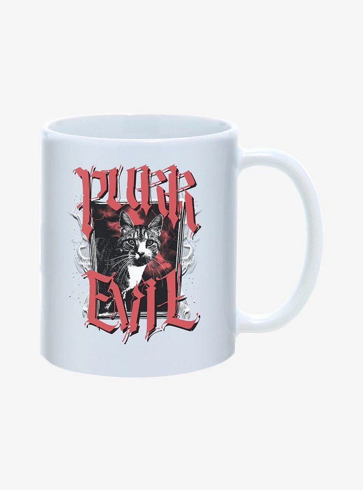 Hot Topic Purr Evil Cat Portrait Mug 11oz