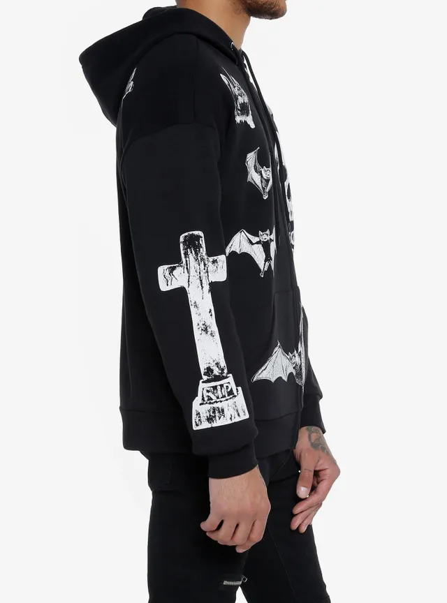 Off-White Airport Tape Zip Up Hoodie