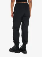 Black Cargo Jogger Pants
